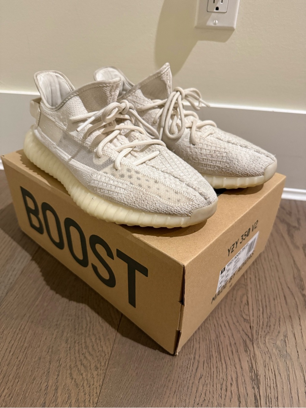 adidas Yeezy Boost 350 V2 Cream White Sneakers